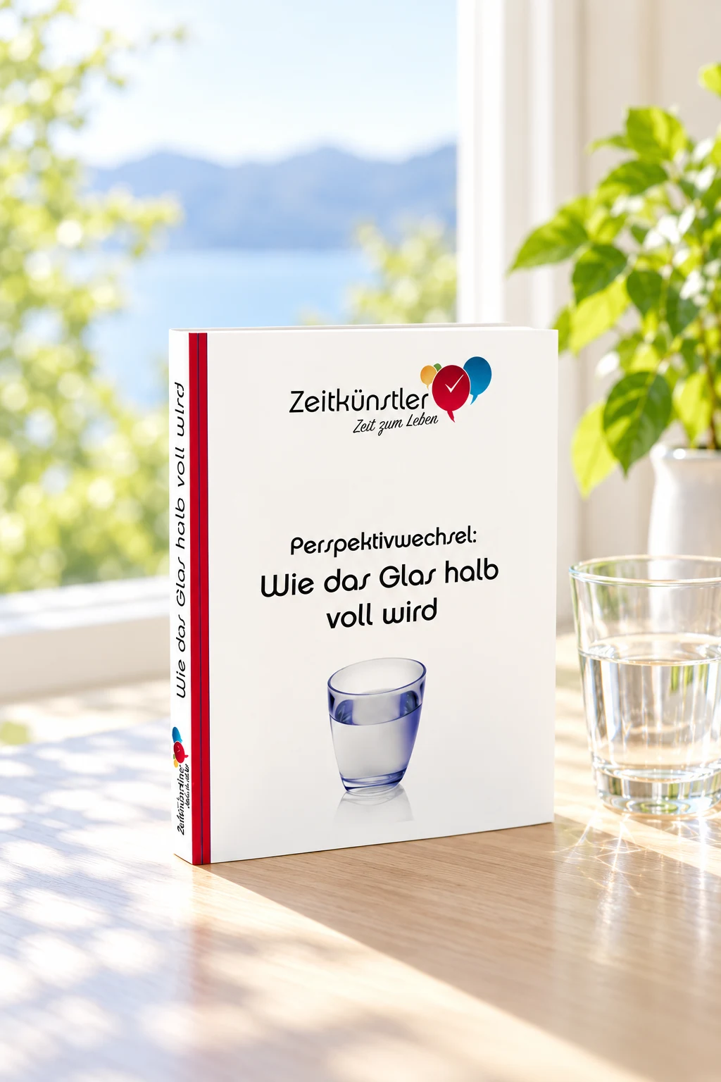 Produktansicht des eBooks „Wie das Glas halb voll wird“