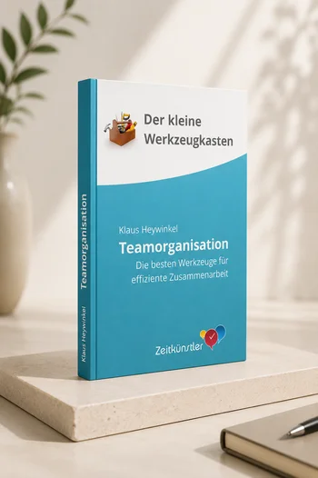Buchcover: Teamorganisation – Effizient im Team zusammenarbeiten